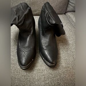 Shyanne Size 8.5 Style SH113 A BLK SLOUCHY Booties